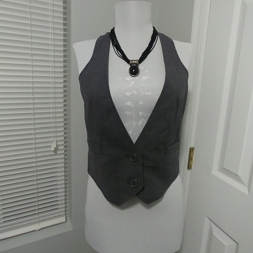 Sarah Jessica Parker Bitten Gray Vest